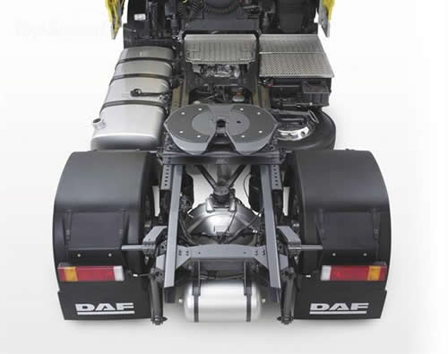 Описание шасси седельного тагача daf xf 105