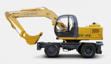 Обзор экскаватора ЕК 14: технчиеские характеристики, преимущества, основные модификации