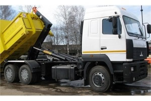 гидравлика подъема платформы МАЗ-6312