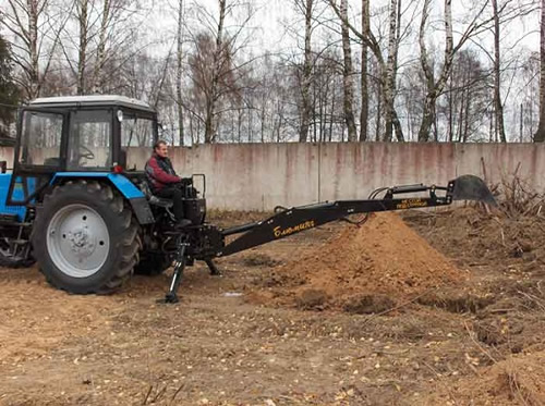 особенности навесных мини экскаваторов марки БЛ-21