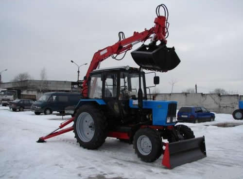 Характеристики модификаций грейферного погрузчика на базе МТЗ